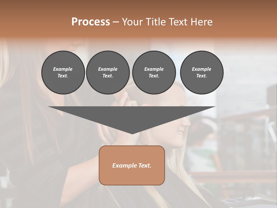 Hairdo Small Women PowerPoint Template