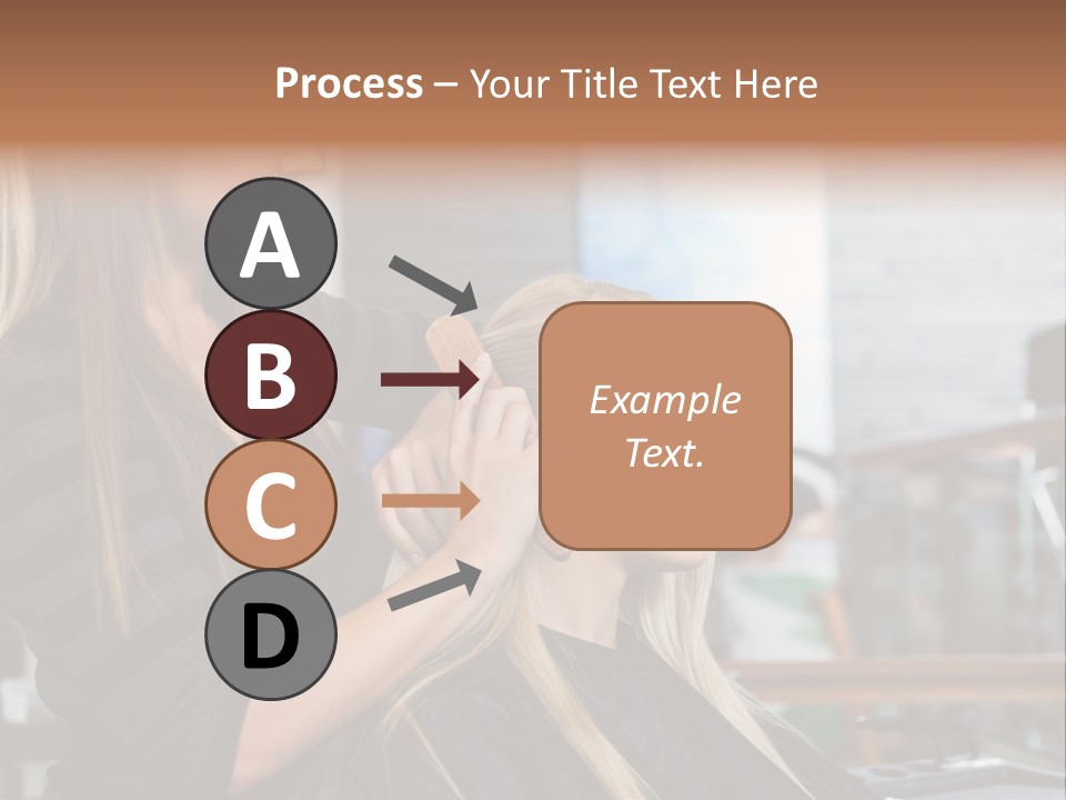 Hairdo Small Women PowerPoint Template