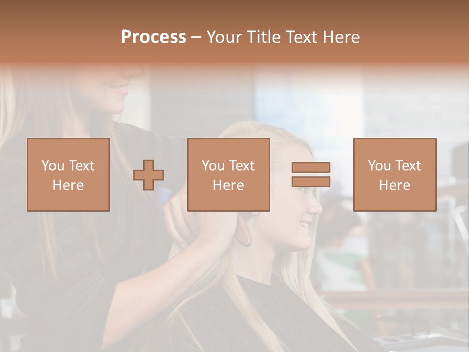 Hairdo Small Women PowerPoint Template