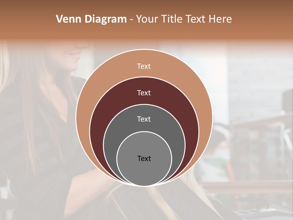 Hairdo Small Women PowerPoint Template