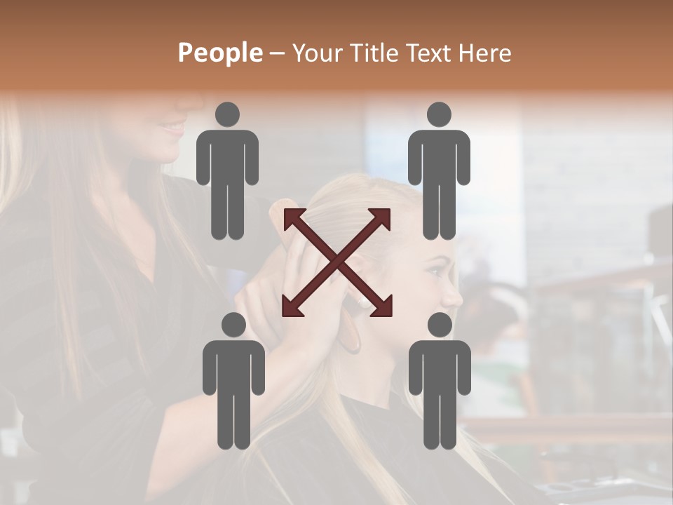 Hairdo Small Women PowerPoint Template