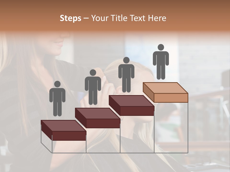 Hairdo Small Women PowerPoint Template