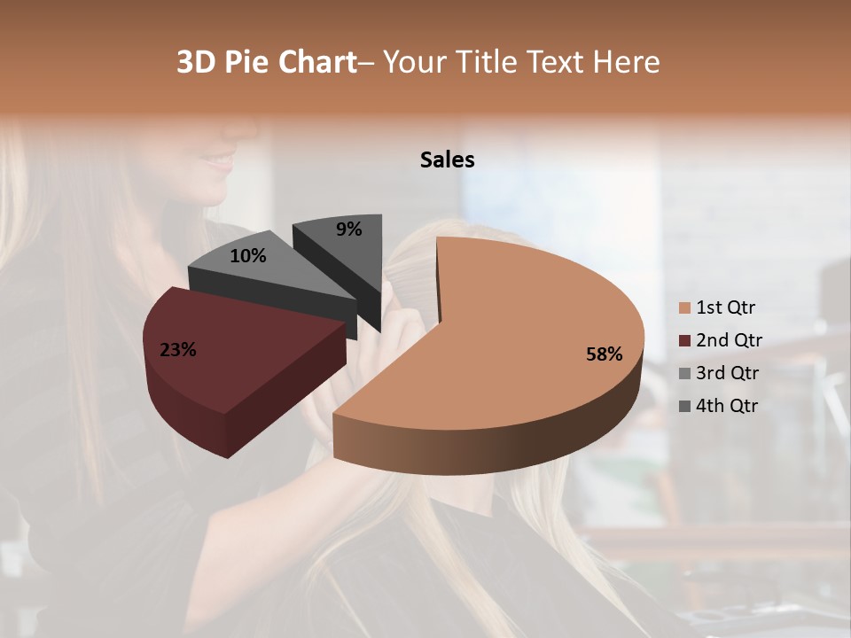 Hairdo Small Women PowerPoint Template