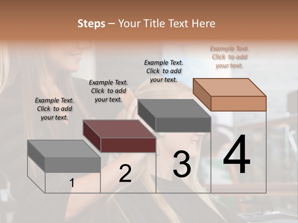 Hairdo Small Women PowerPoint Template