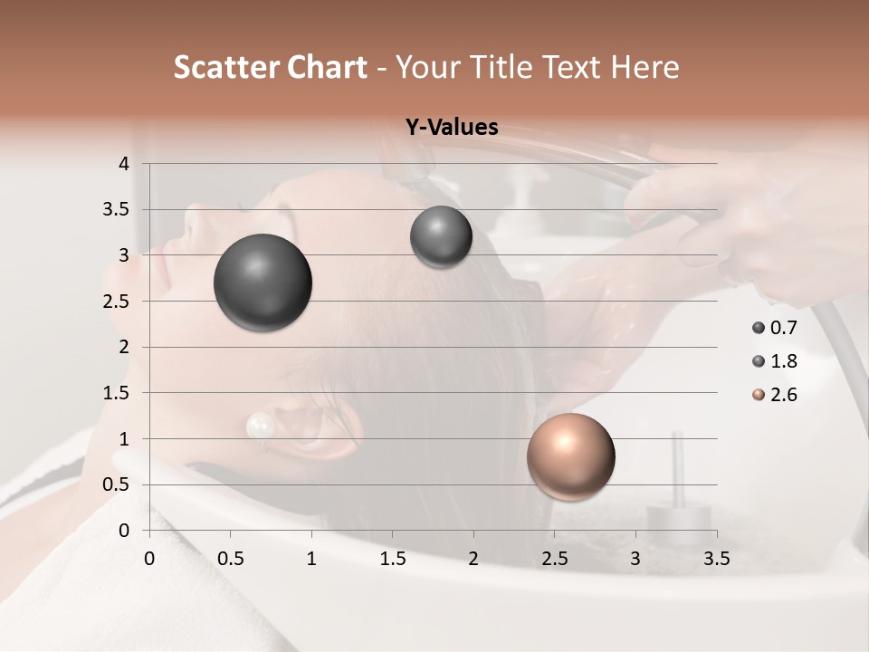 Beauty Hair Faucet PowerPoint Template