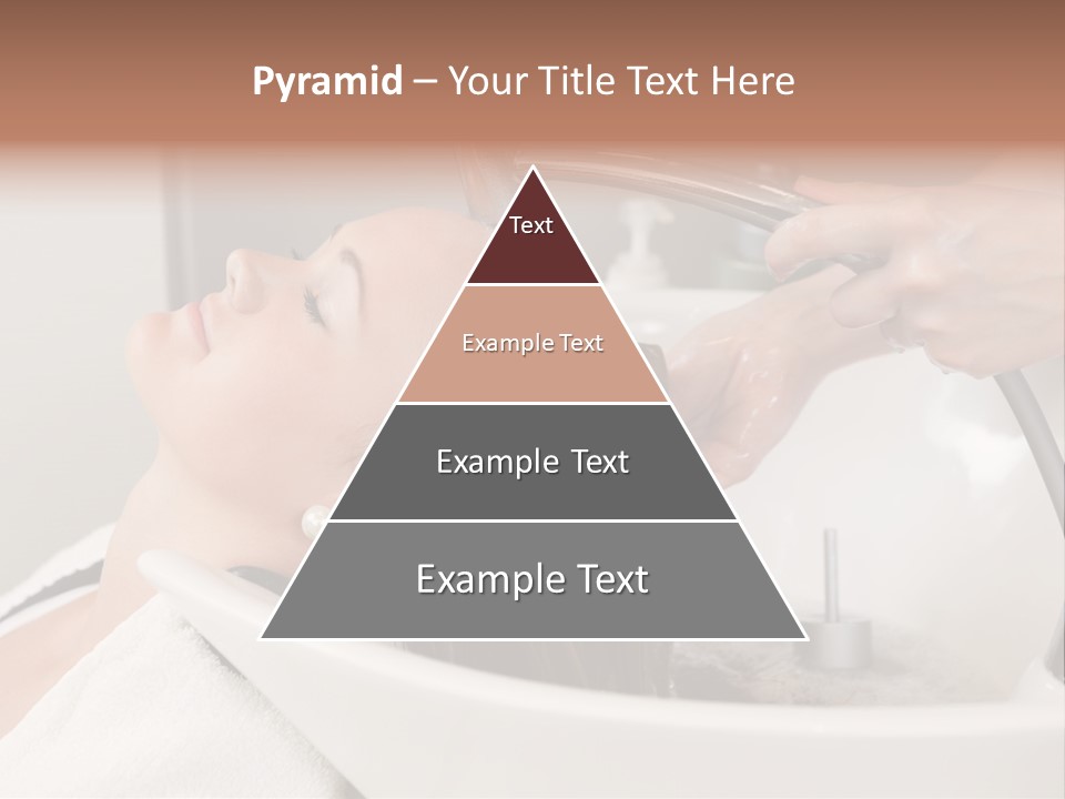 Beauty Hair Faucet PowerPoint Template