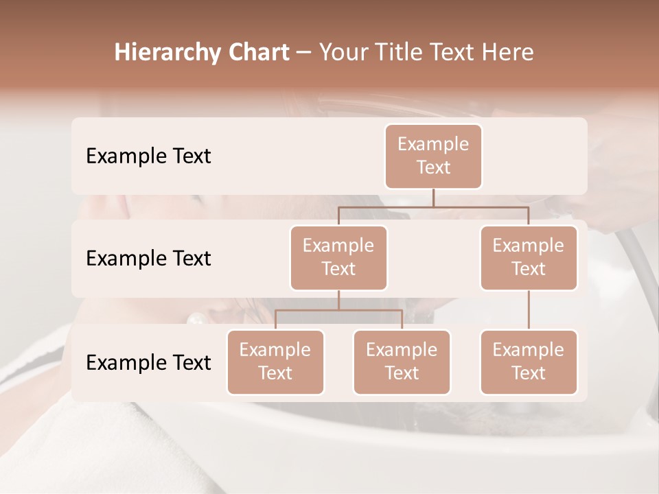 Beauty Hair Faucet PowerPoint Template