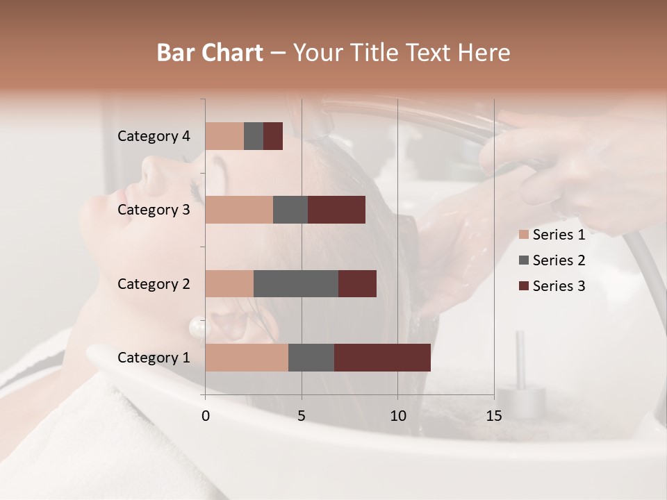 Beauty Hair Faucet PowerPoint Template