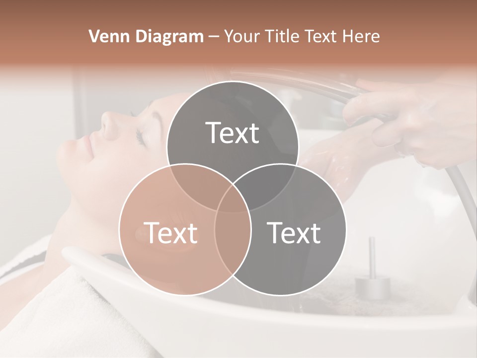 Beauty Hair Faucet PowerPoint Template