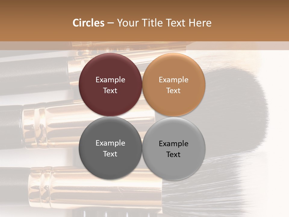 Makeup Paintbrush Make PowerPoint Template