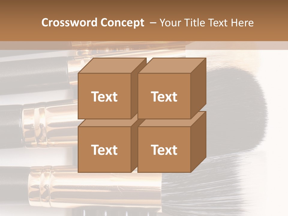 Makeup Paintbrush Make PowerPoint Template