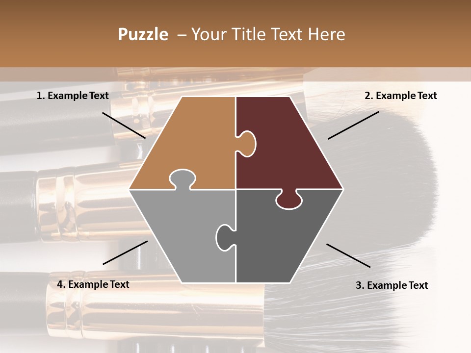 Makeup Paintbrush Make PowerPoint Template