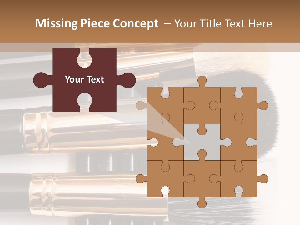 Makeup Paintbrush Make PowerPoint Template