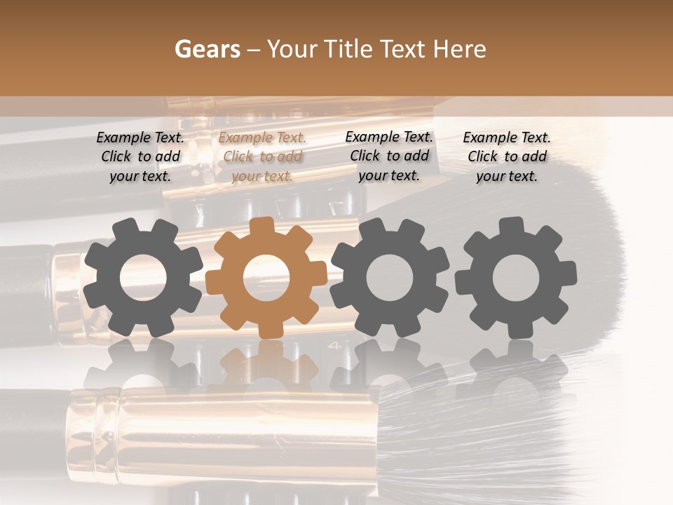 Makeup Paintbrush Make PowerPoint Template