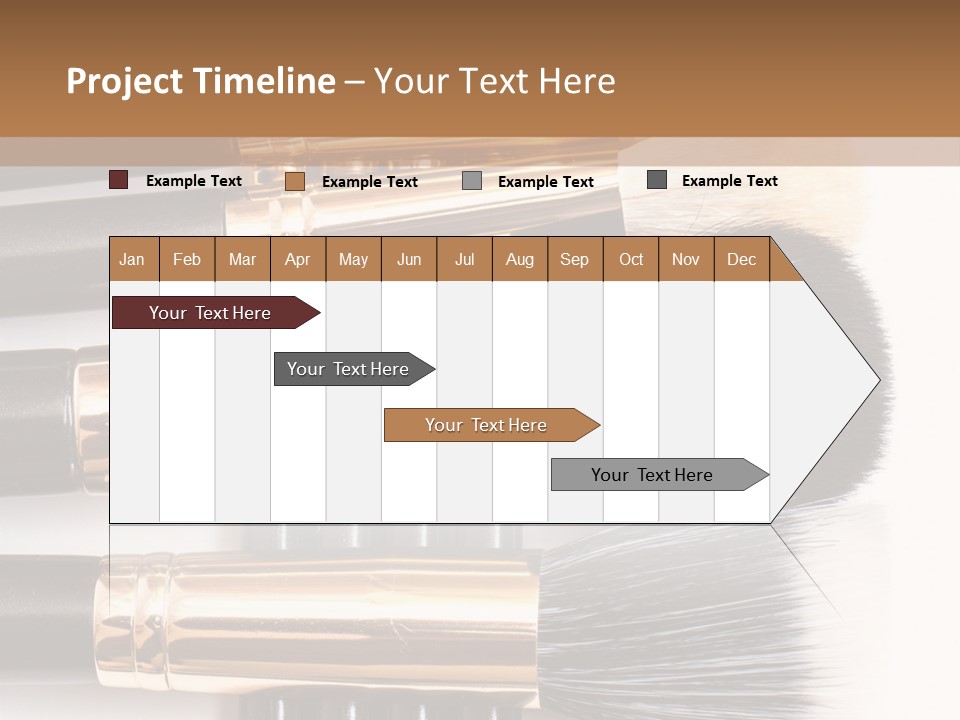 Makeup Paintbrush Make PowerPoint Template