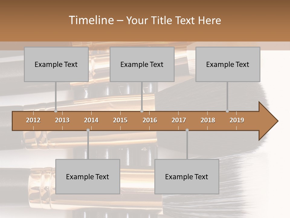 Makeup Paintbrush Make PowerPoint Template