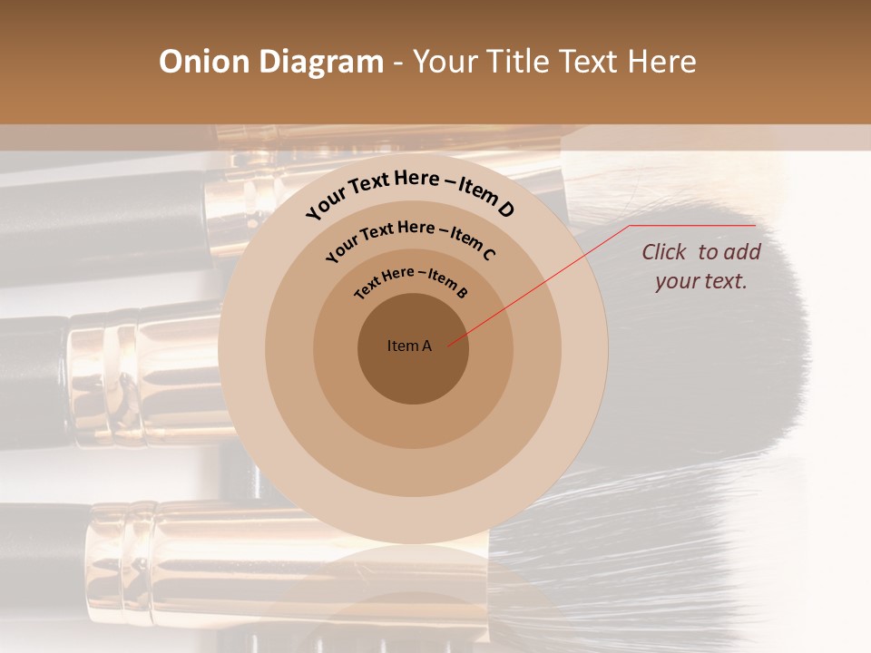 Makeup Paintbrush Make PowerPoint Template