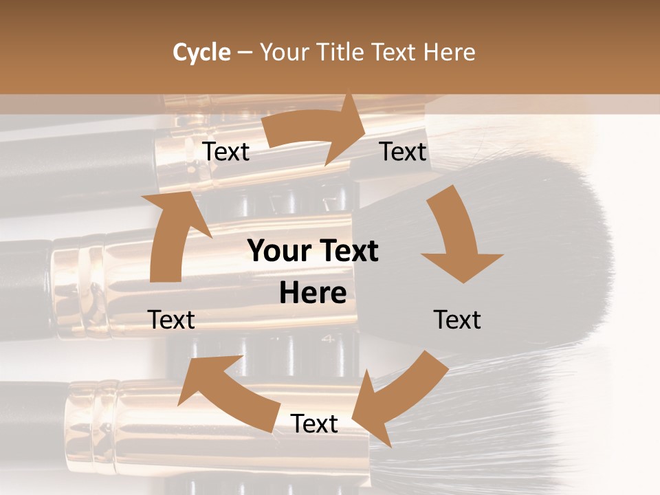 Makeup Paintbrush Make PowerPoint Template