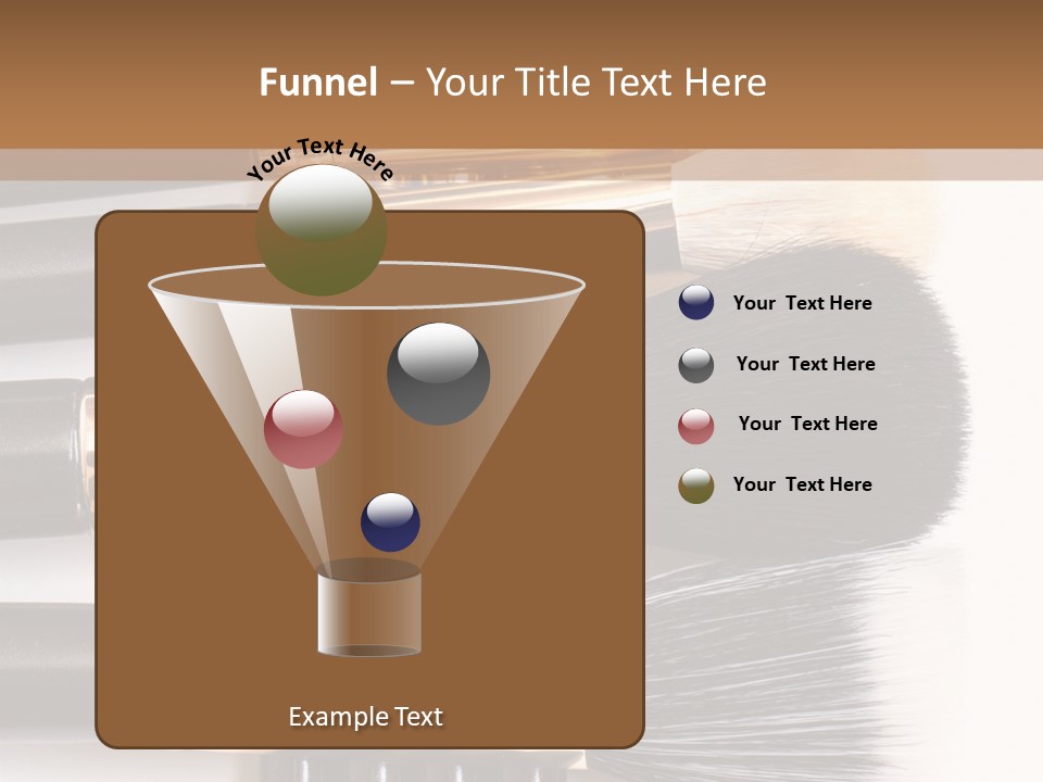 Makeup Paintbrush Make PowerPoint Template