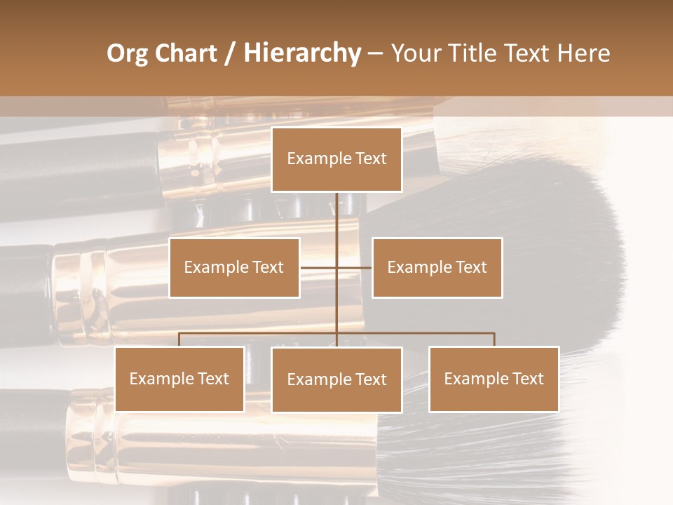 Makeup Paintbrush Make PowerPoint Template
