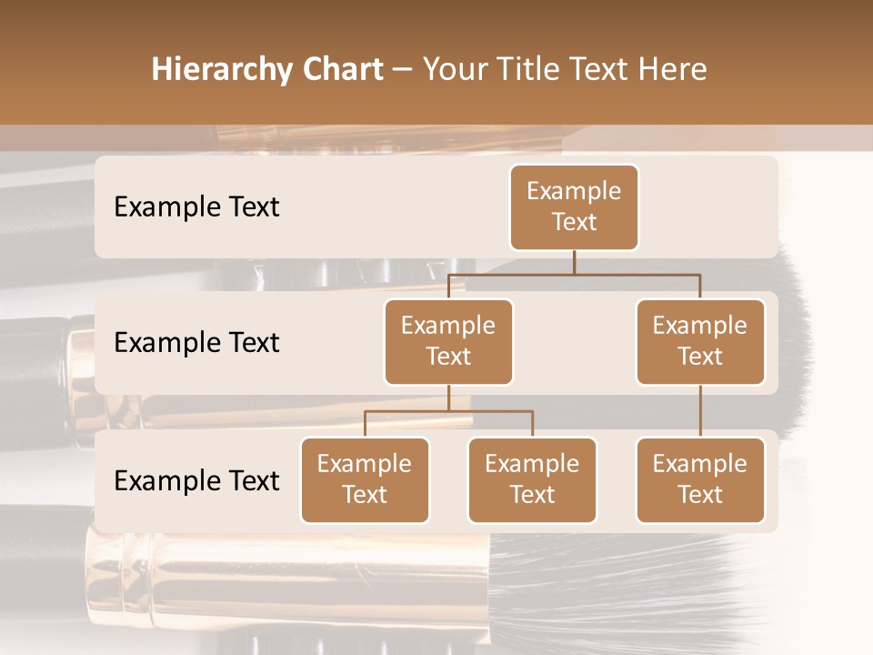 Makeup Paintbrush Make PowerPoint Template