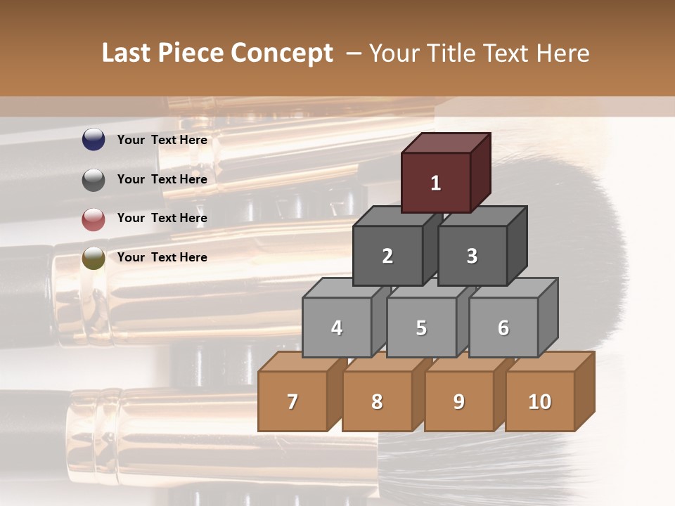 Makeup Paintbrush Make PowerPoint Template