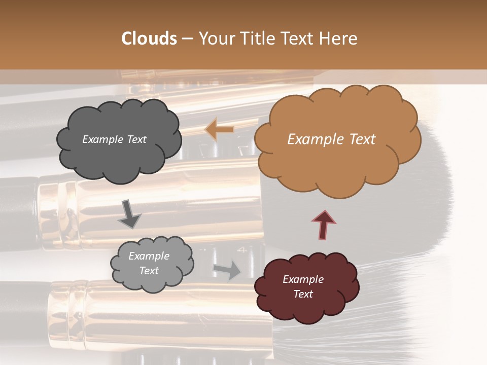 Makeup Paintbrush Make PowerPoint Template