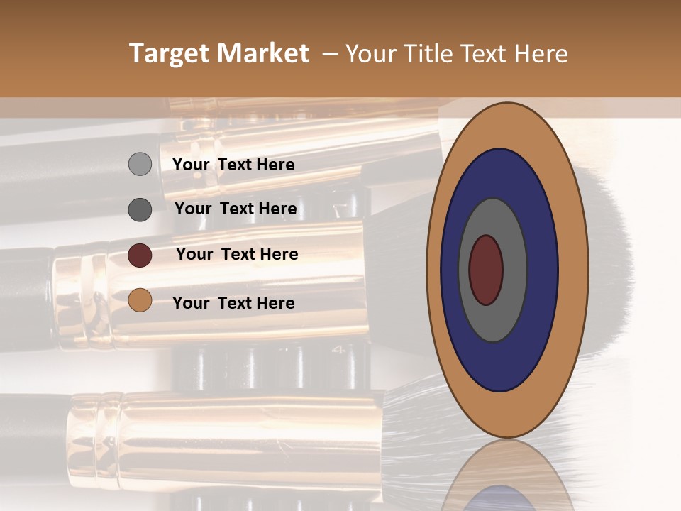 Makeup Paintbrush Make PowerPoint Template