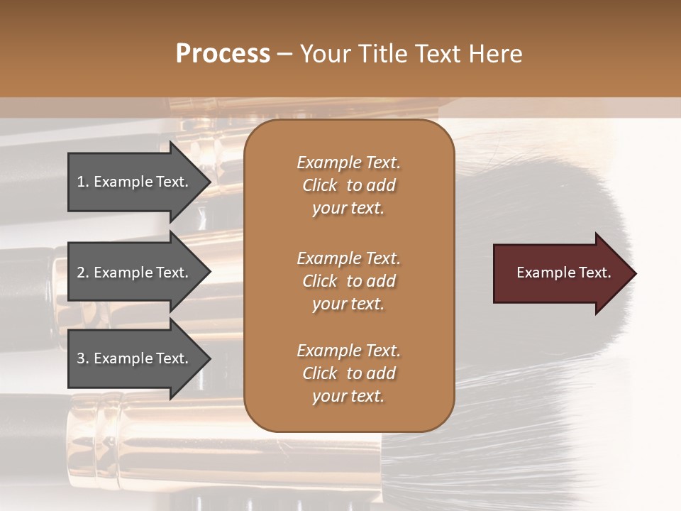 Makeup Paintbrush Make PowerPoint Template