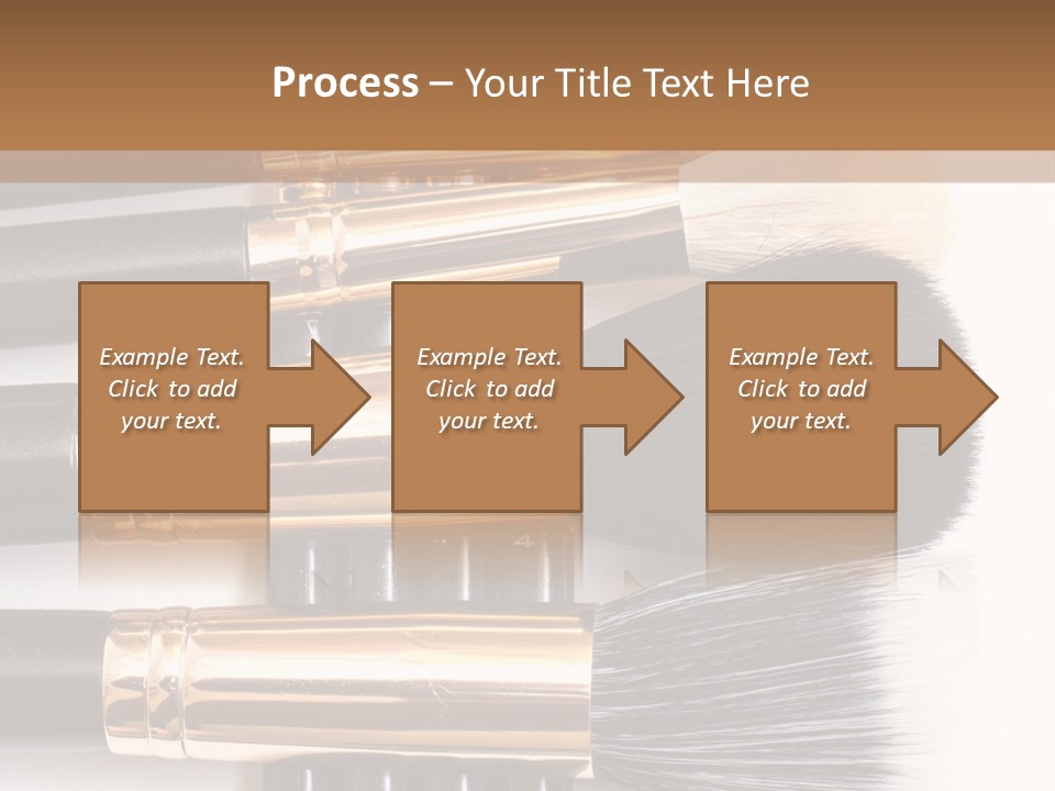 Makeup Paintbrush Make PowerPoint Template