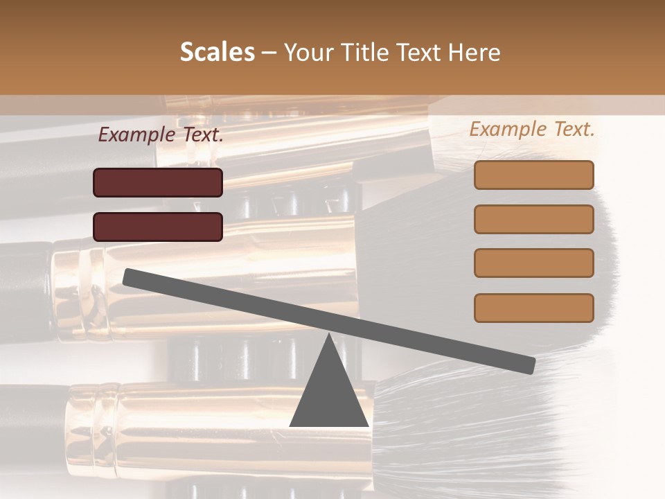 Makeup Paintbrush Make PowerPoint Template