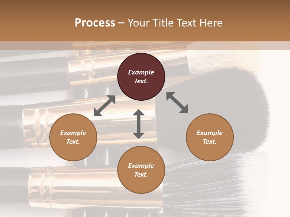 Makeup Paintbrush Make PowerPoint Template