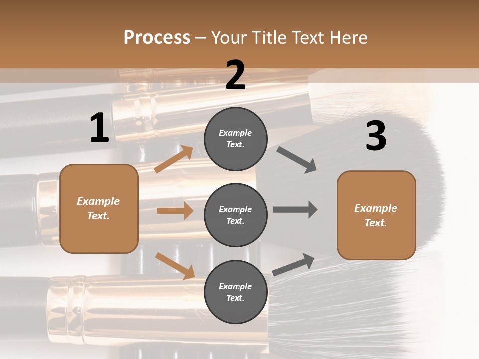 Makeup Paintbrush Make PowerPoint Template