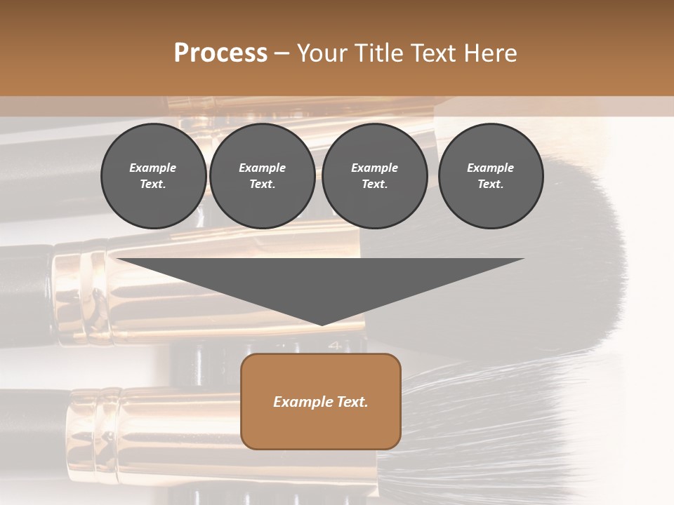 Makeup Paintbrush Make PowerPoint Template