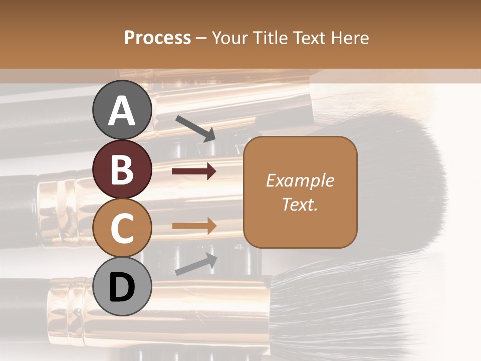 Makeup Paintbrush Make PowerPoint Template