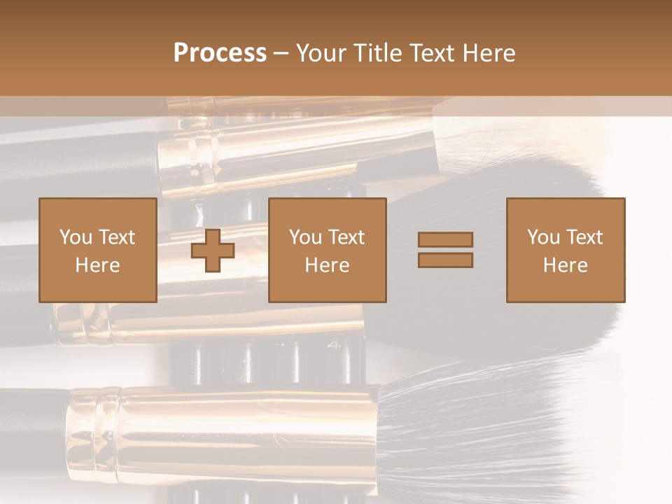 Makeup Paintbrush Make PowerPoint Template