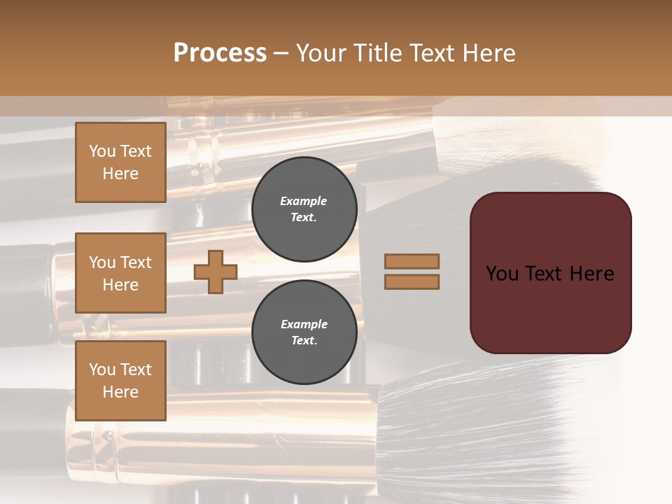 Makeup Paintbrush Make PowerPoint Template