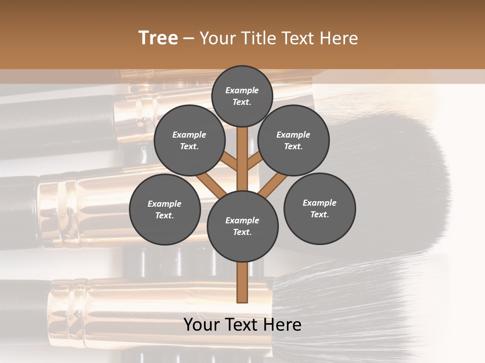 Makeup Paintbrush Make PowerPoint Template