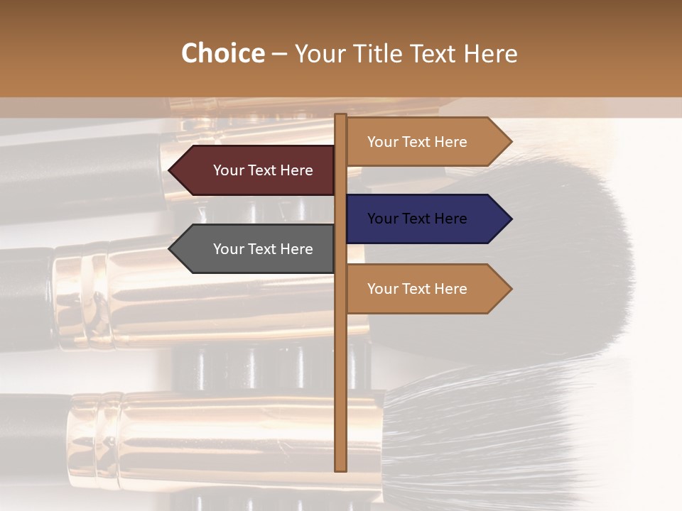 Makeup Paintbrush Make PowerPoint Template