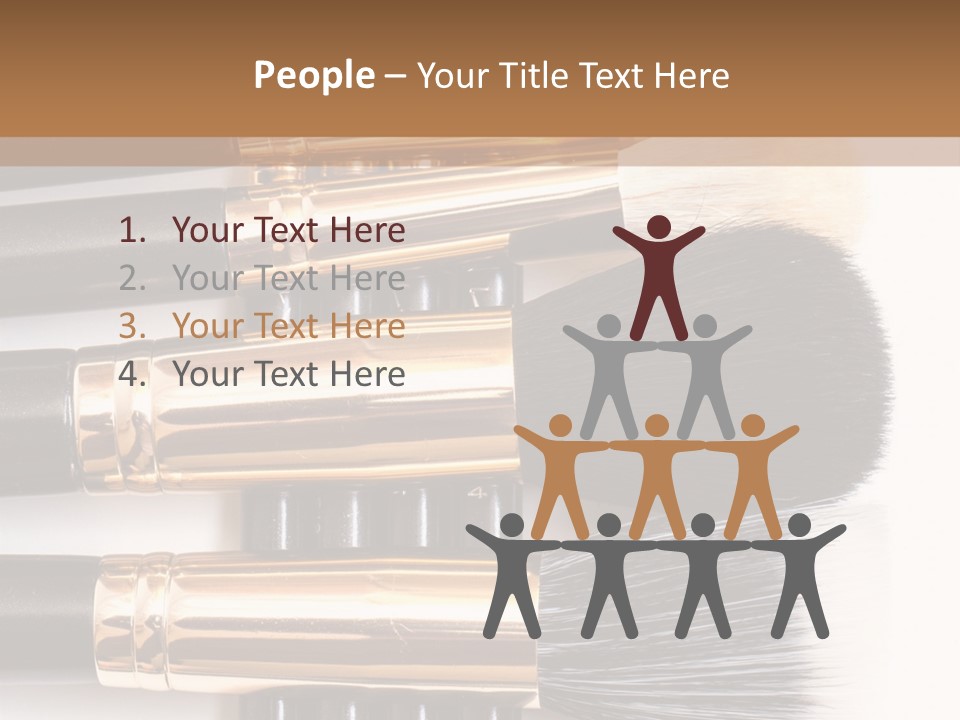 Makeup Paintbrush Make PowerPoint Template