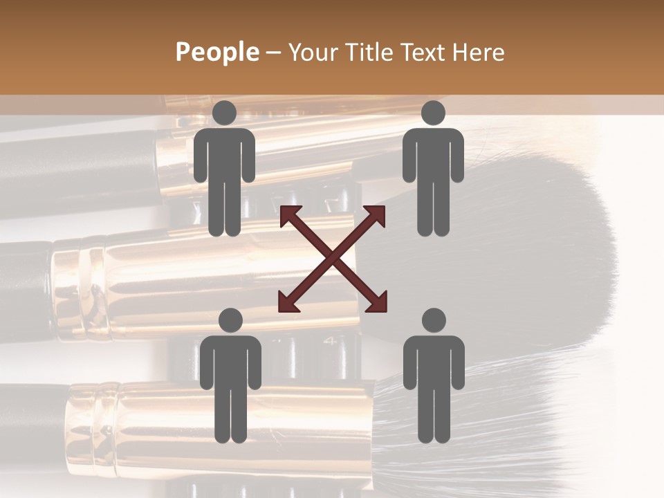 Makeup Paintbrush Make PowerPoint Template