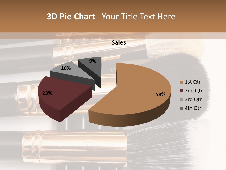 Makeup Paintbrush Make PowerPoint Template