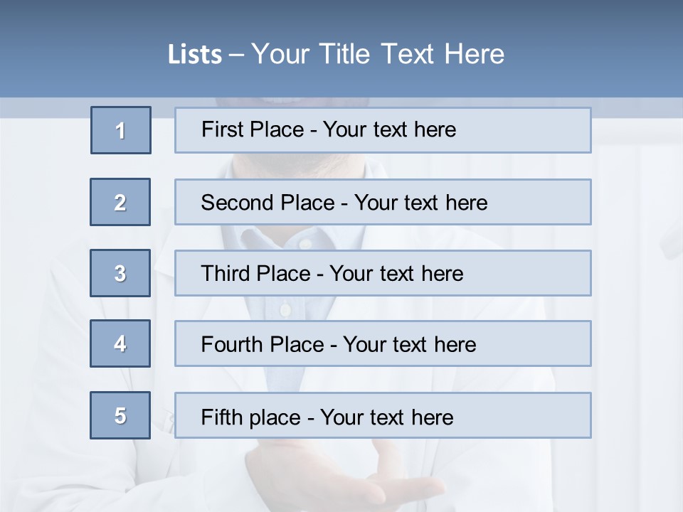 Smile Portrait Medical PowerPoint Template