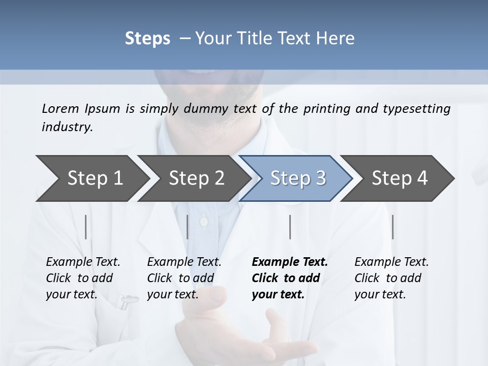 Smile Portrait Medical PowerPoint Template
