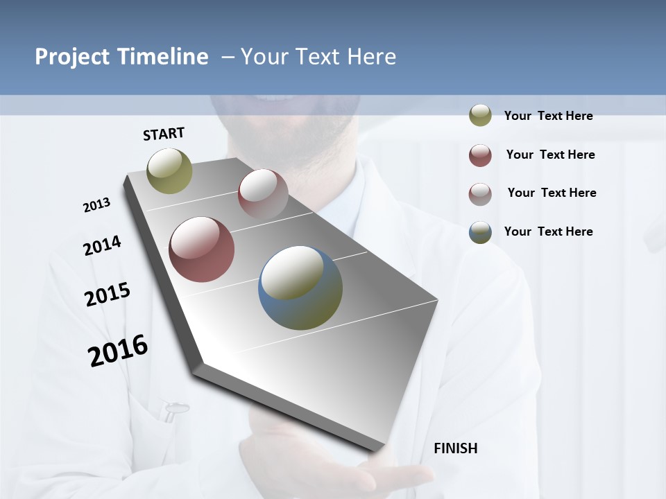 Smile Portrait Medical PowerPoint Template