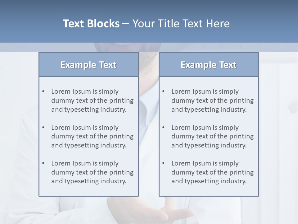 Smile Portrait Medical PowerPoint Template