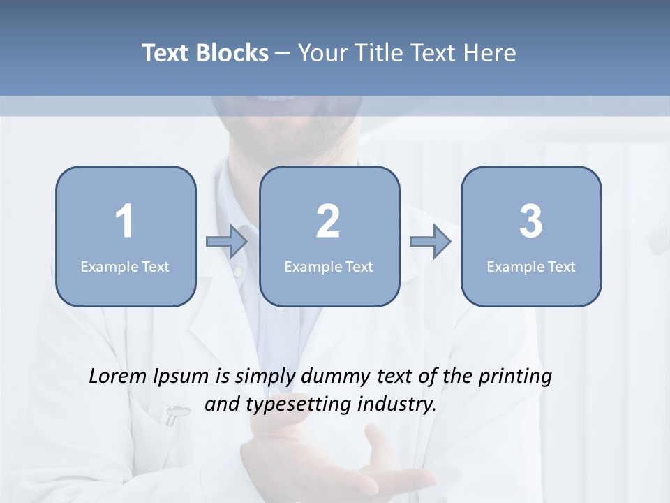 Smile Portrait Medical PowerPoint Template