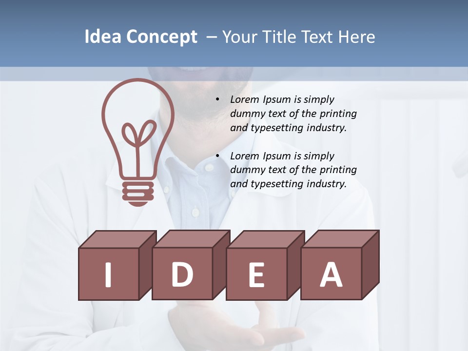 Smile Portrait Medical PowerPoint Template