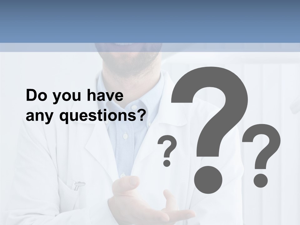 Smile Portrait Medical PowerPoint Template