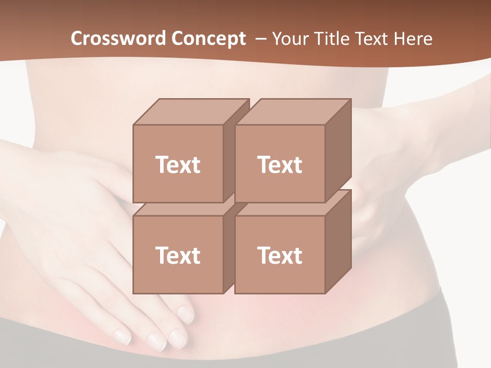 Caucasian Portrait Cute PowerPoint Template